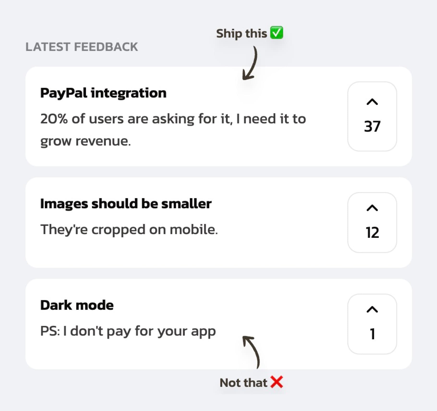 product demo screenshot